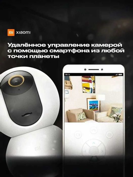 Камера видеонаблюдения wifi Xiaomi Mijia 360 градусов