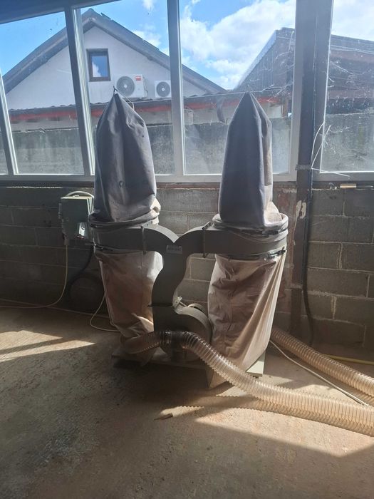 Masina de slefuit si exhaustor