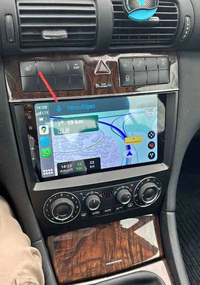 Мултимедия за Mercedes W203 Андроид 12,GPS,навигация