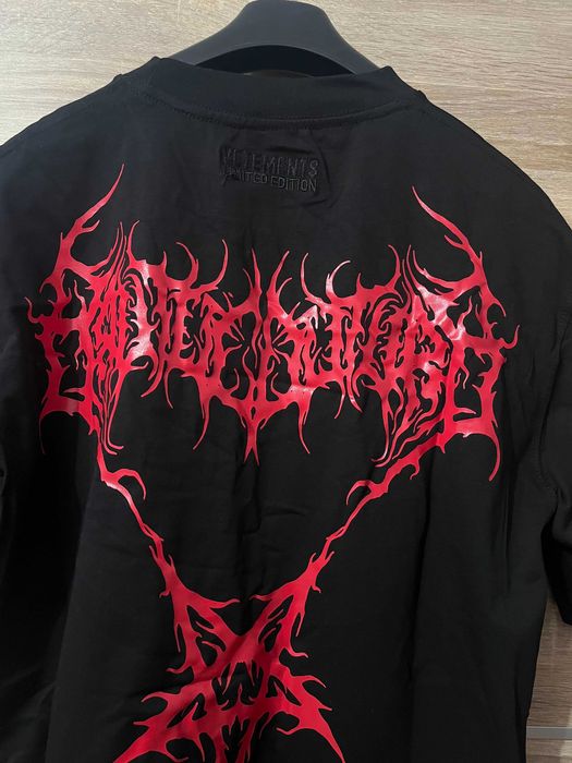 Tricou Gri Vetements Graphic Design Tee size M