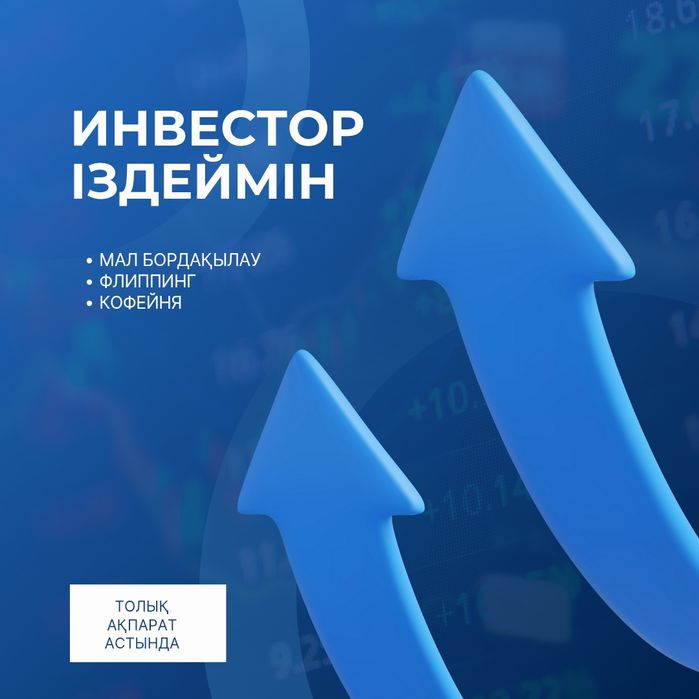 Инвестор іздеймін | Ищу инвестора