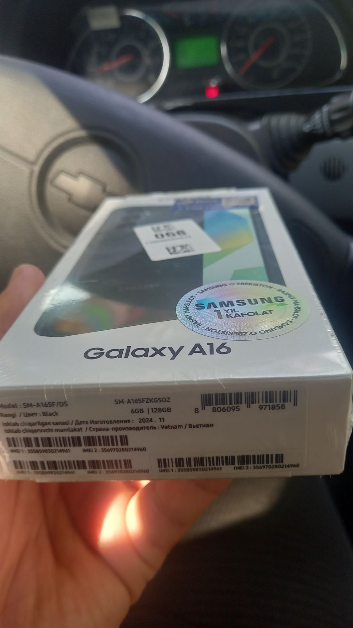 Samsung a 16 qora. 6ga 128 yengi ochilmagan.
