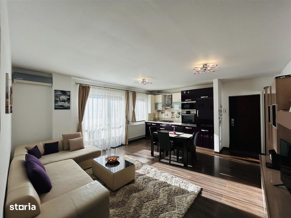 Ap cu 3 camere, balcon, loc de parcare, bloc nou, cu lift - D.Stanca