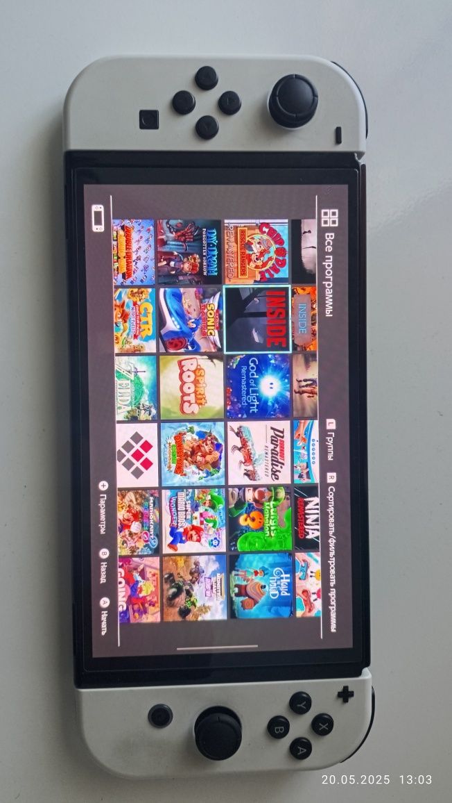 Nintendo switch oled прошитый 256гб