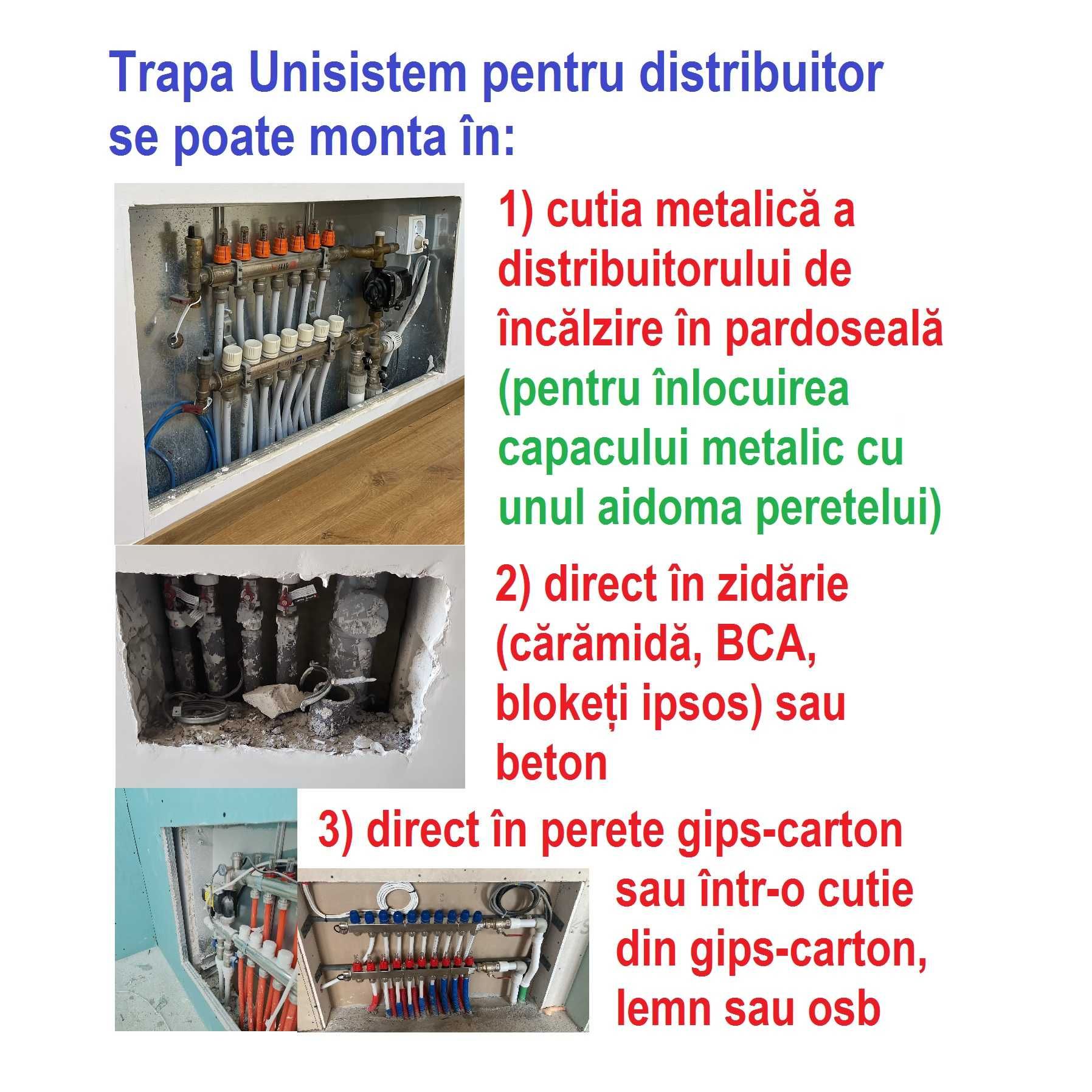 Trapa Unisistem pentru distribuitor instalatii