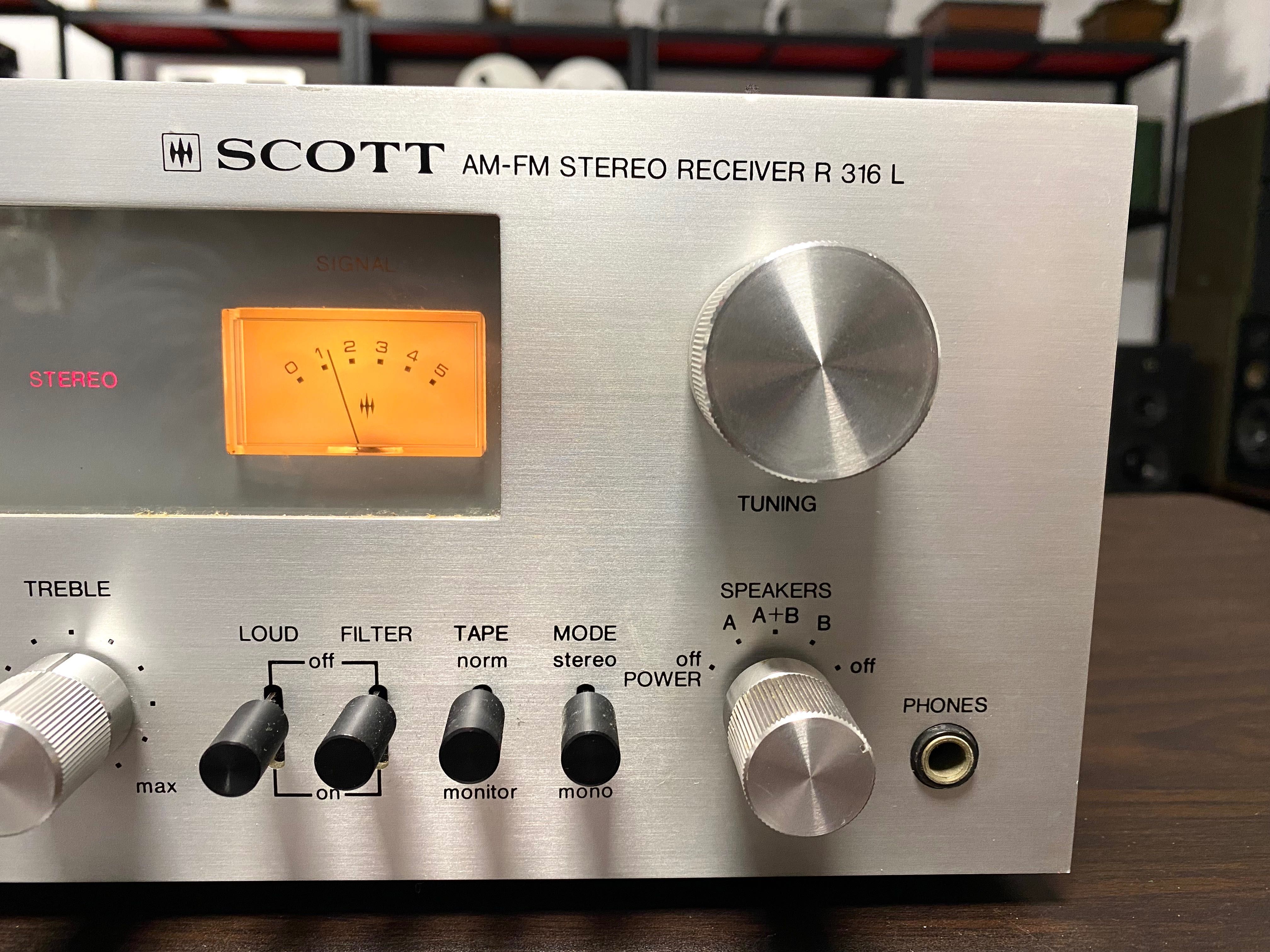 Vintage американски ресивър Scott