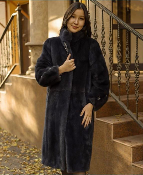 Норковая шуба, зимняя парка