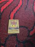Cartonaș de colecție Gold Edition Pikachu