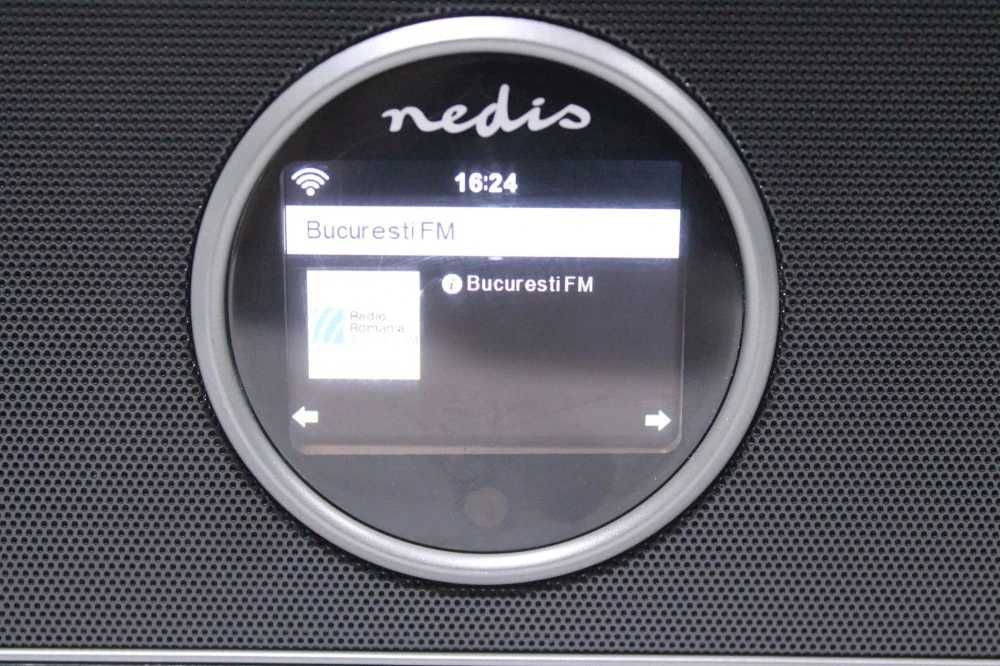 Aparat radio digital internet FM Nedis RDIN4000BK bluetooth WiFi 14W