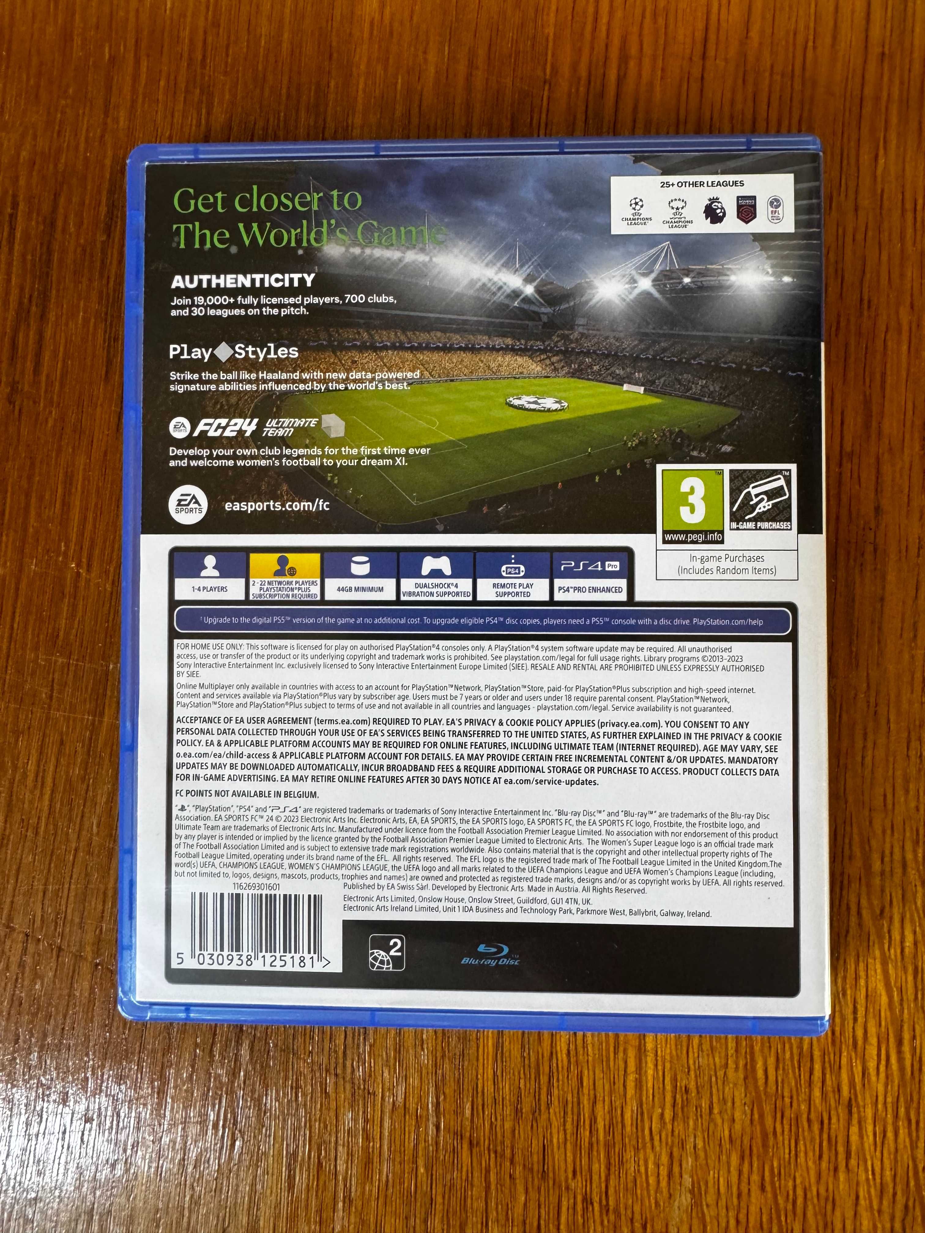 FC24 PS4 FIFA Playstation 4 FC 24