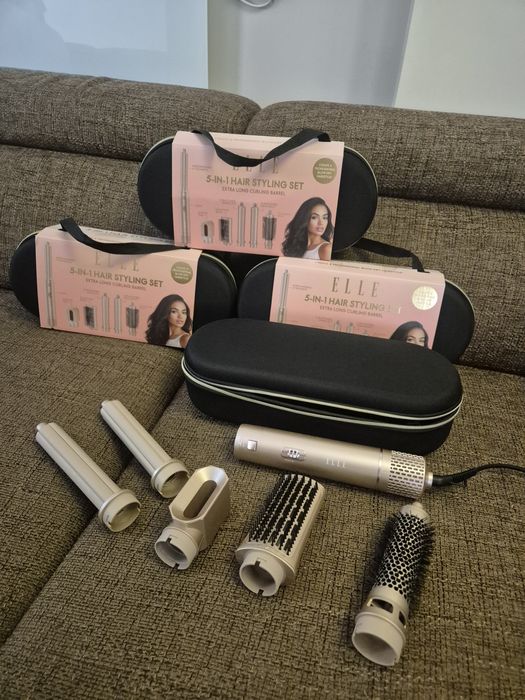 Комплект за оформяне на коса 5-в-1.