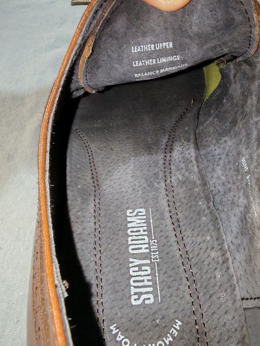 Мъжки официални обувки от естествена кожа Stacy Adams №48