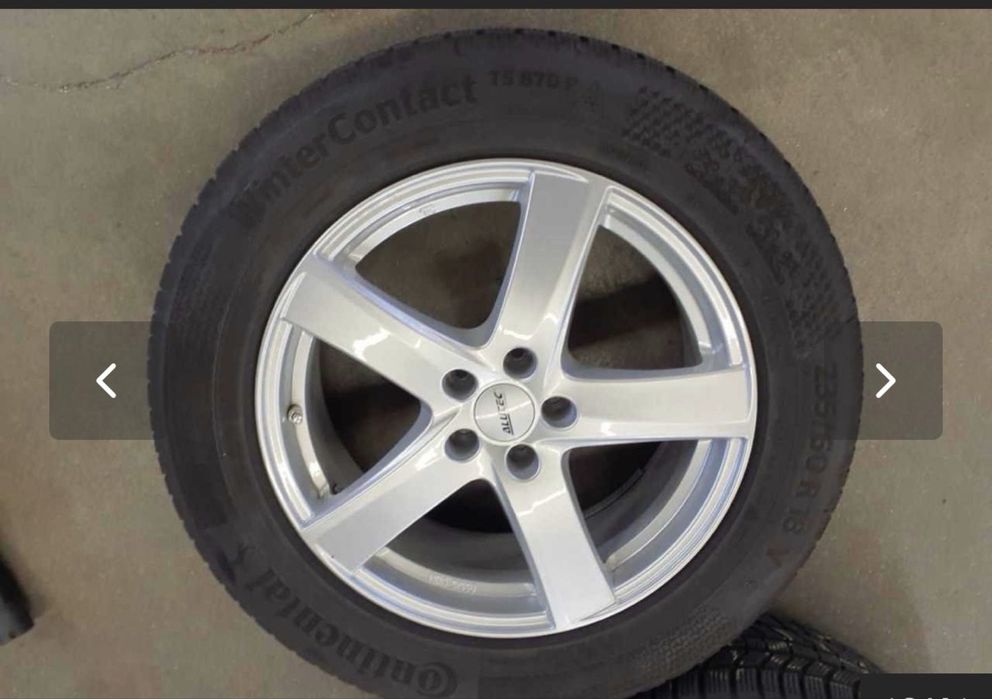 Jante Volvo XC60 XC90 S90 S60 235/60/R18 cauciucuri iarna Continental