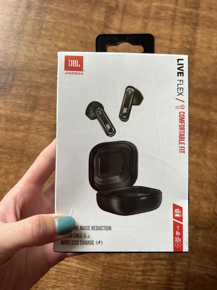 JBL Live flex - Блутут слушалки  - черни (Bluetooth headphones)