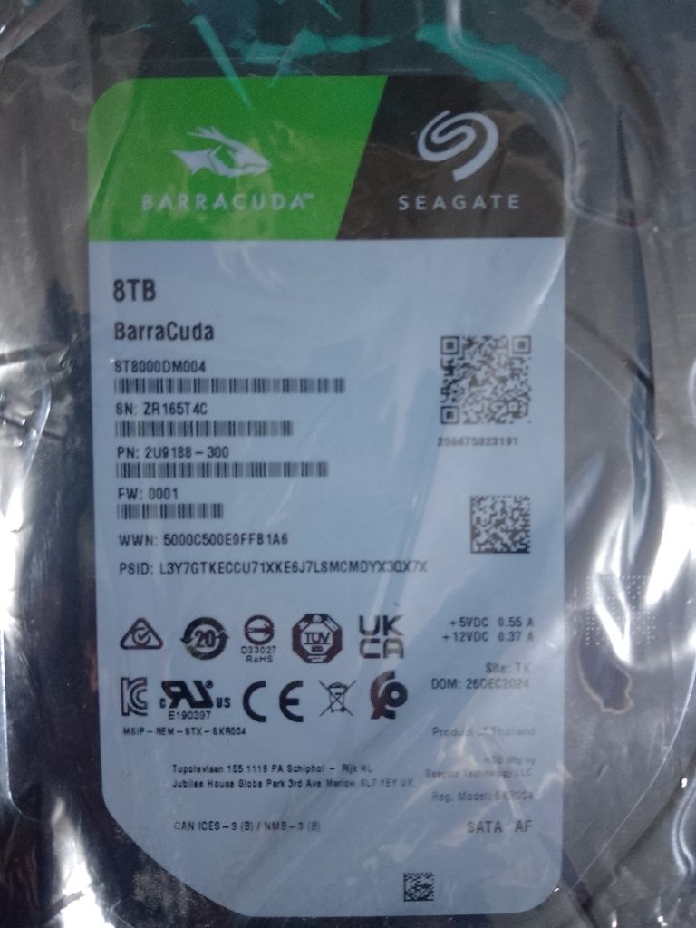 HDD Seagate Baracuda 8TB