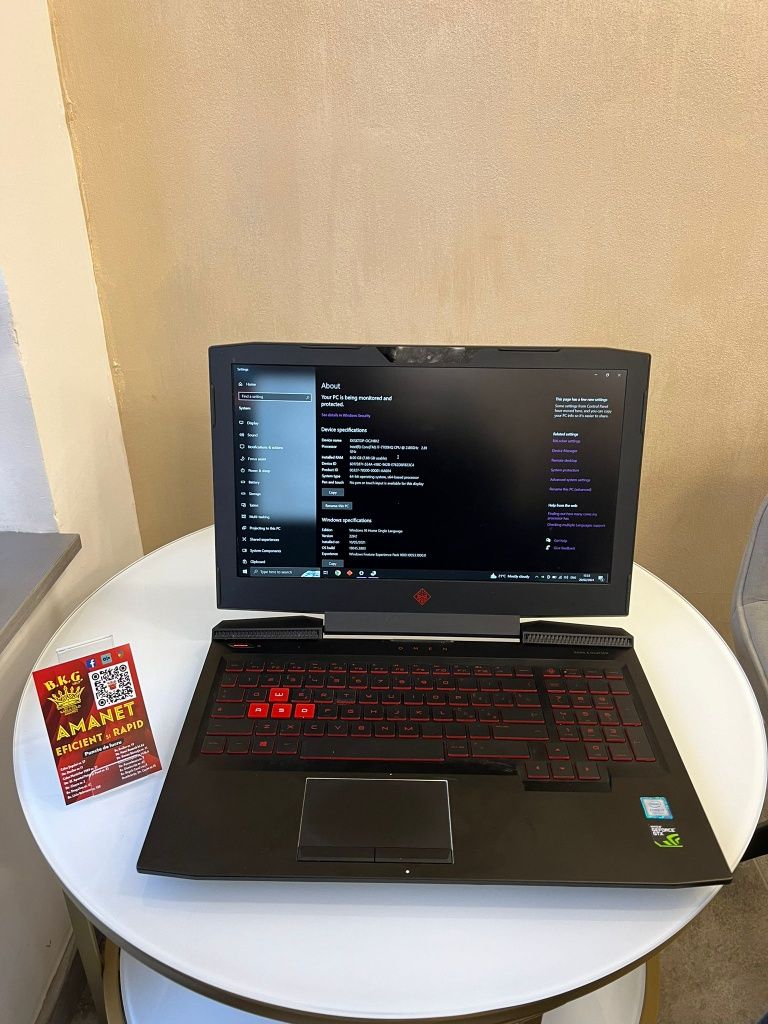 Laptop HP Omen Amanet BKG