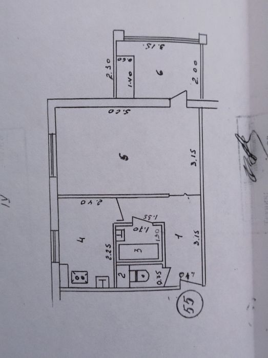 Центр.На БАШЛЫКе 1 .Квартира.