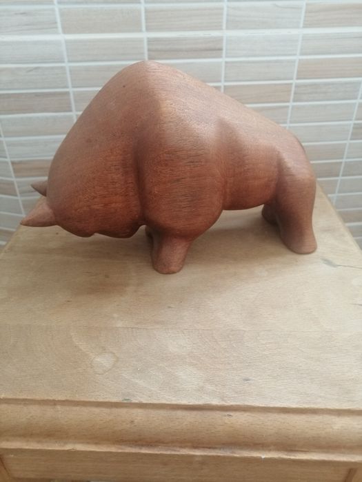 Sculptura Lemn - Taur