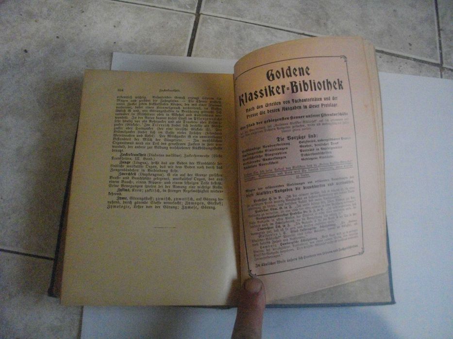 1913г-Антикварен Стар Медицински Учебник-"Platen Die Neue Hellmethod"