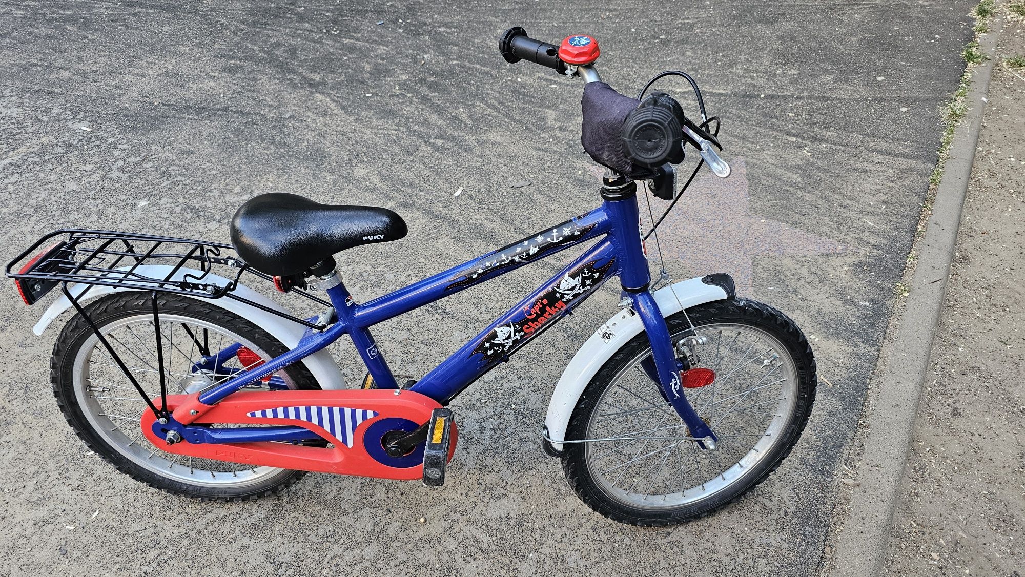 Bicicleta copii Puky 18' + Roti ajutatoare originale