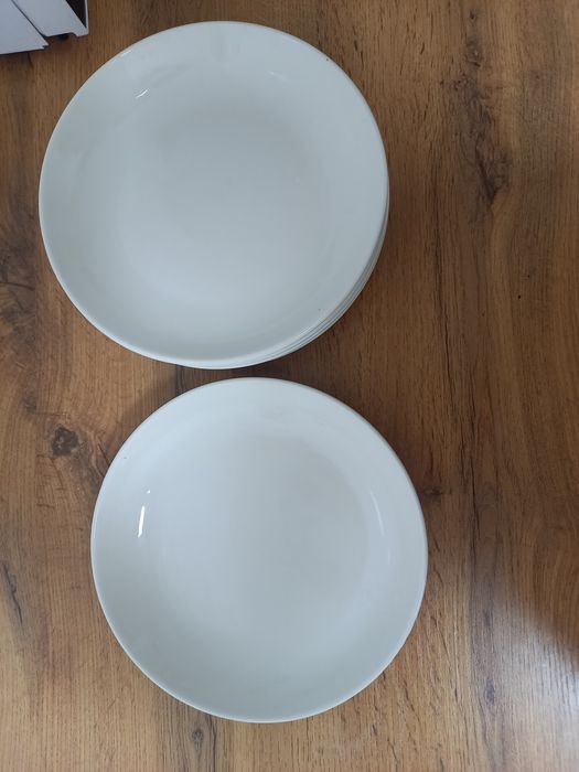 Посуда новая кружки, тарелки для супа, с бортикаии