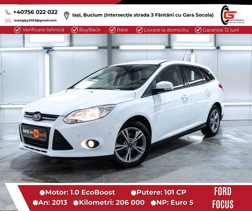 FORD FOCUS Fab2013Benzină Euro5 Parbriz Scaune Încălzite Senzori Jante