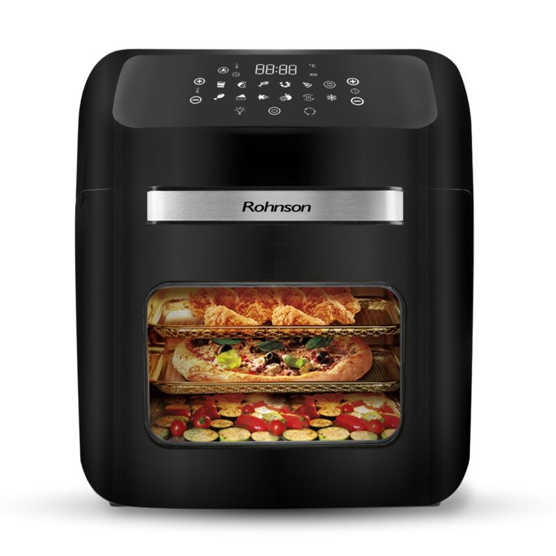 Нов 12 литра фритюрник с горещ въздух Air Fryer Rohnson R2852