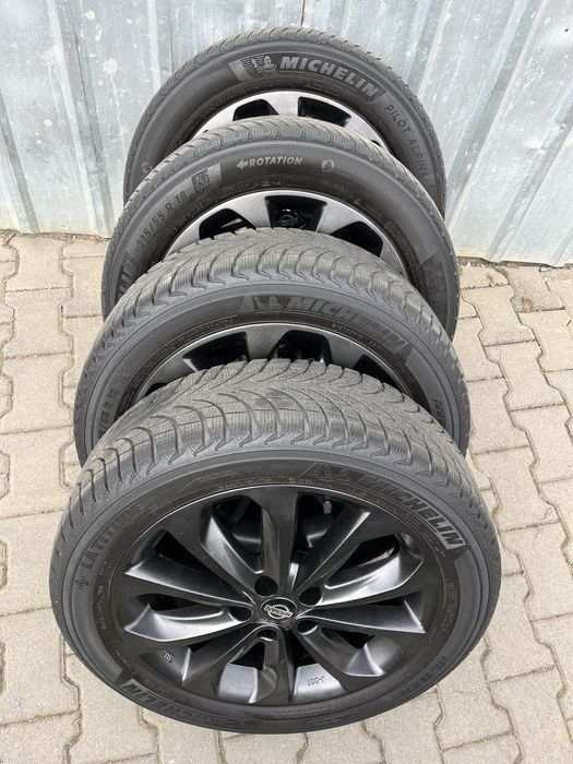 Jante aliaj 5x114.3mm anvelope iarna 215/55 R18 Nissan QashQai X-Trail