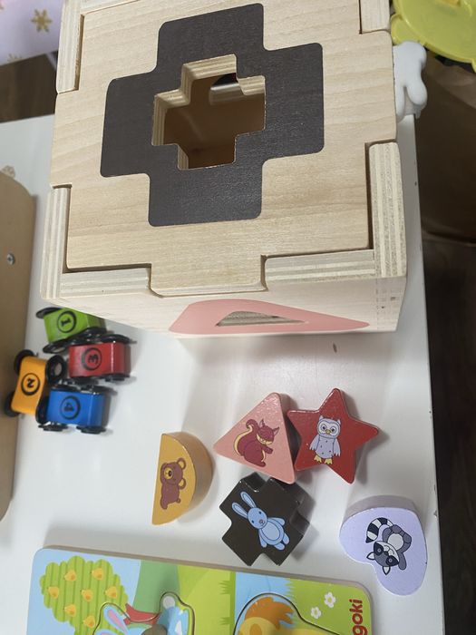 Пъзел Goki, дървен куб play tive