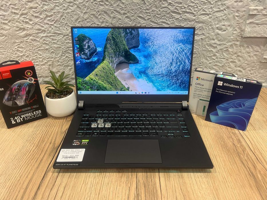 Игровой ноутбук ASUS ROG STRIX G15/Ryzen 9-5900HX/16G/1T/RTX3060/300Hz