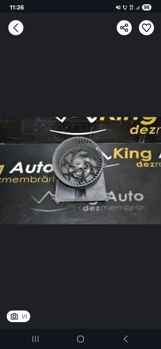 Motoras aeroterma,ventilator habitaclu vw polo 6n2 2001