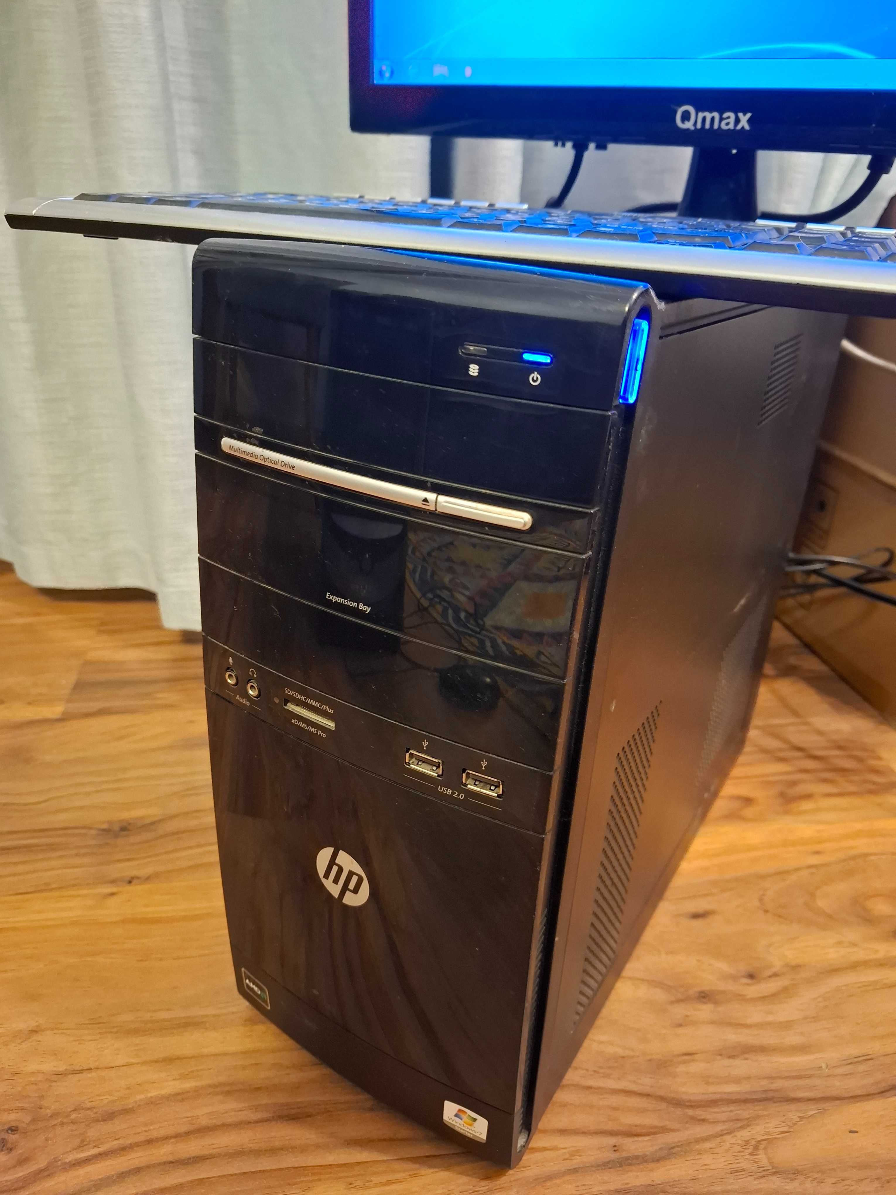 Фирменный компьютер HP, системник, монитор LCD Led 19", клавиатура