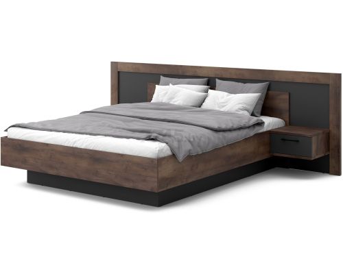 Двуспальная кровать MYSTAR “Вирджиния” + матрас + тумбы | 160×200