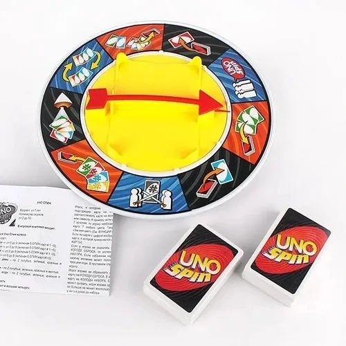 Настольная игра UNO spin / Уно Спин / Карточная игра для детей и взро.