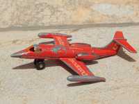 Macheta avion Sky Busters Learjet D-IDLE Matchbox Lesney 1973 metalica