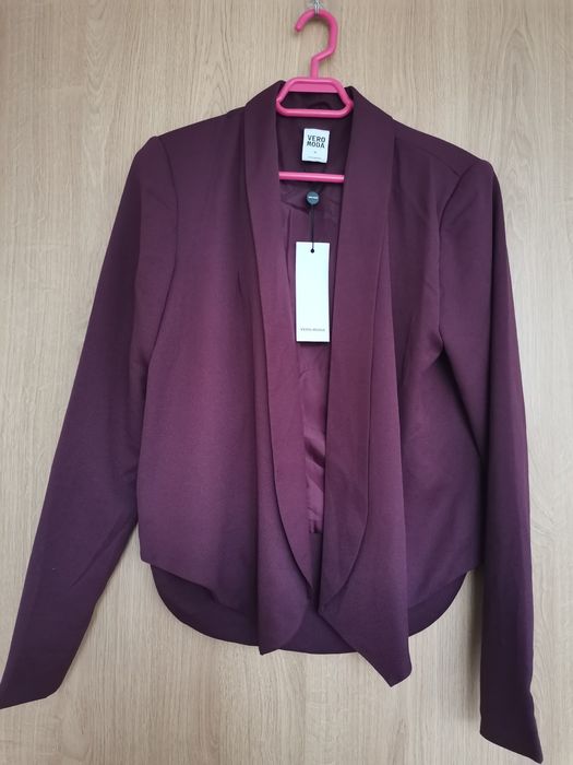 Sacou tip blazer Vero Moda, 36, burgundy, nou