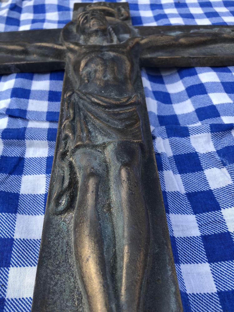 Crucifix foarte vechi de bronz