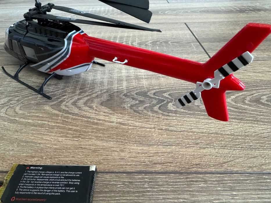 Elicopter RC aeromodel REELY Ranger 206-J, 2.4GHz, 6 canale