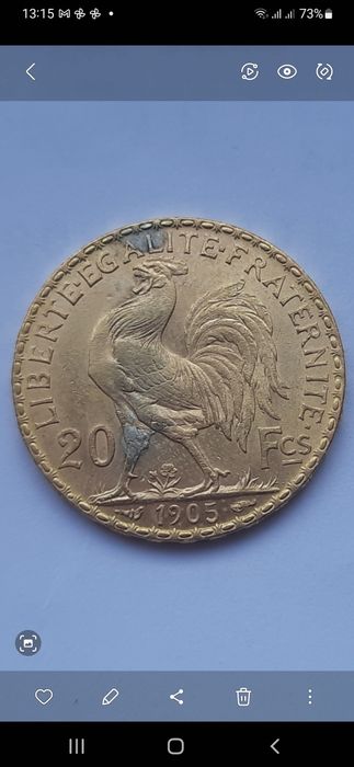 Vând oricare una din aceste două monede din aur