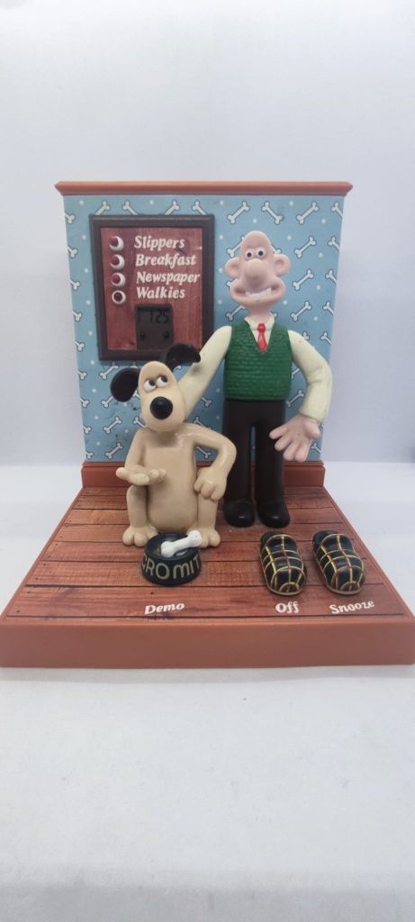 Wallace and Gromit Ceas cu alarma de colectie vintage