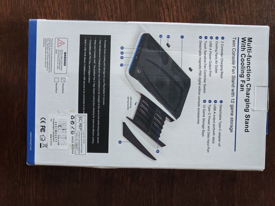 Stație încărcare PS5 și PS5 digital edition