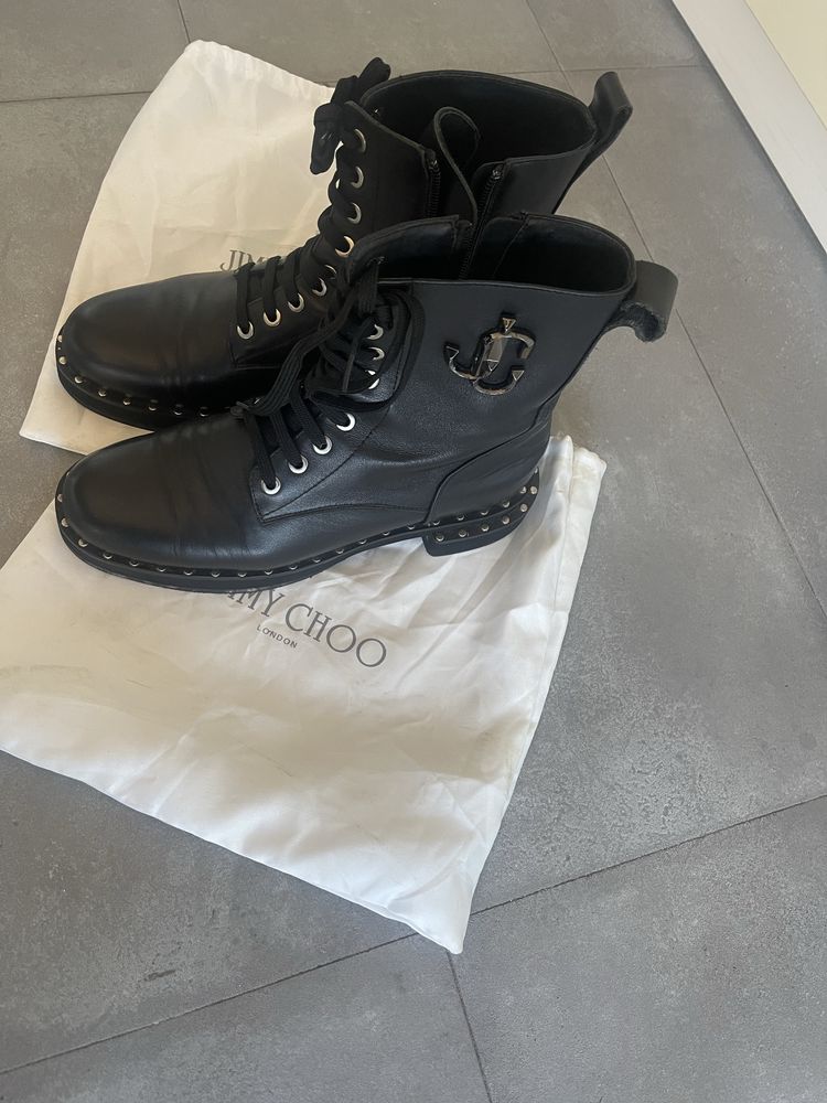 Боти Jimmy Choo естествена кожа
