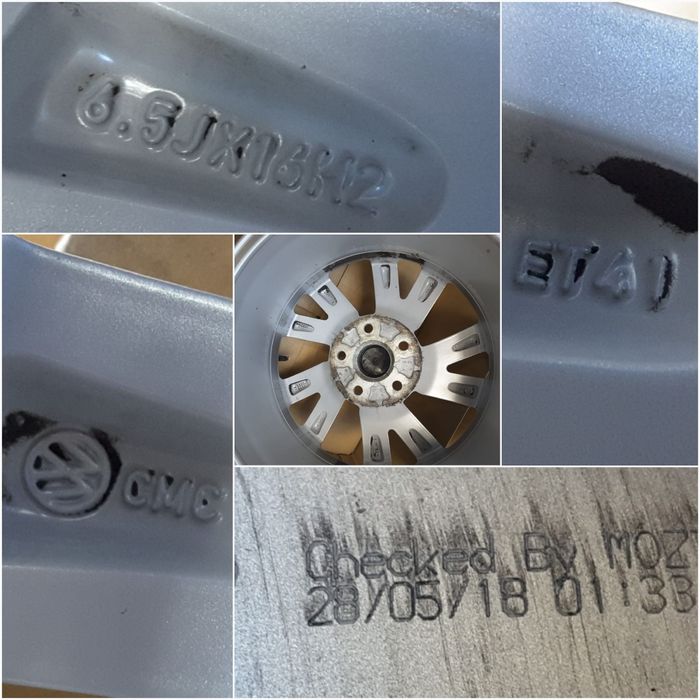 jante aliaj 16; 5x112; originale Vw Passat b8, b7, b6