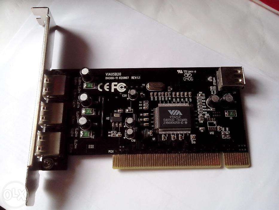 Placa PCI cu 3 porturi USB 2.0