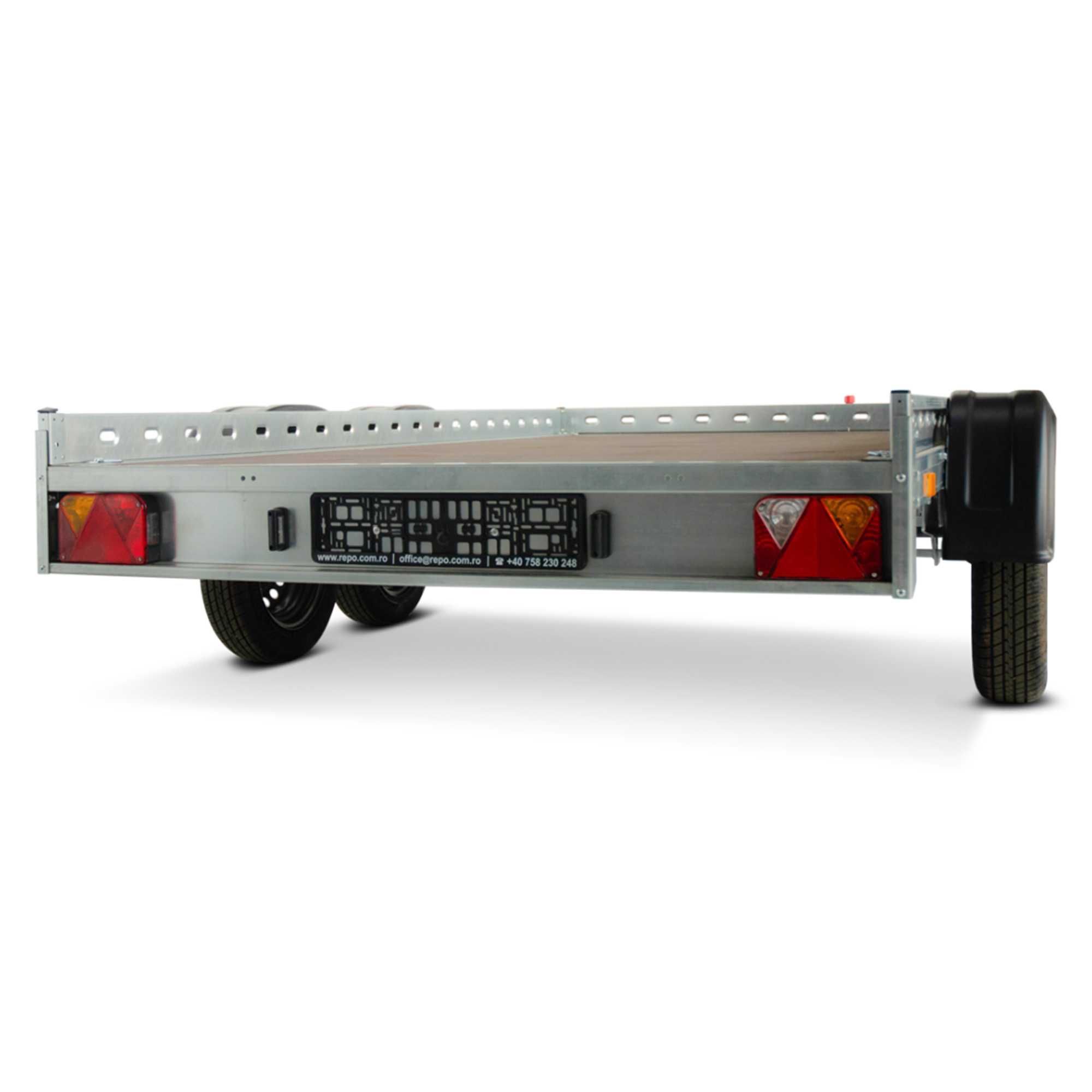 Remorca 750 kg 2 Axe Repo 300x160x10 cm ATV, Uz Apicol