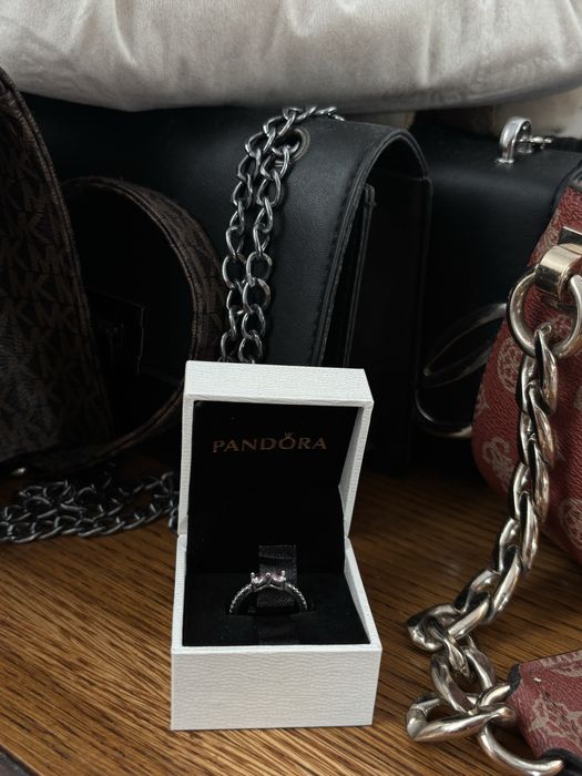 Inel Pandora - Fundă Roz