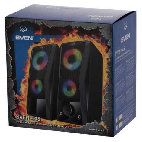 продам новый SVEN модел-445/AUX/Динамическая отключаемая RGB подсветка