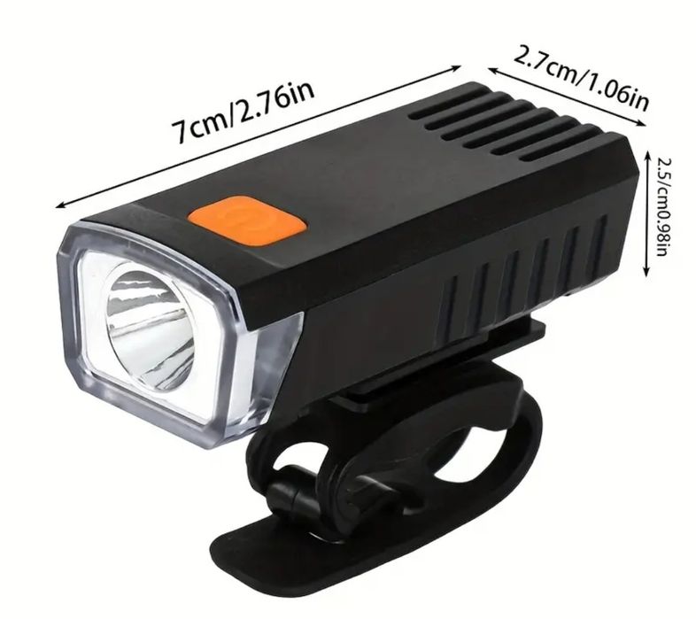 Far bicicleta LED trotineta electrica reîncărcabilă Tip C Fast Charger