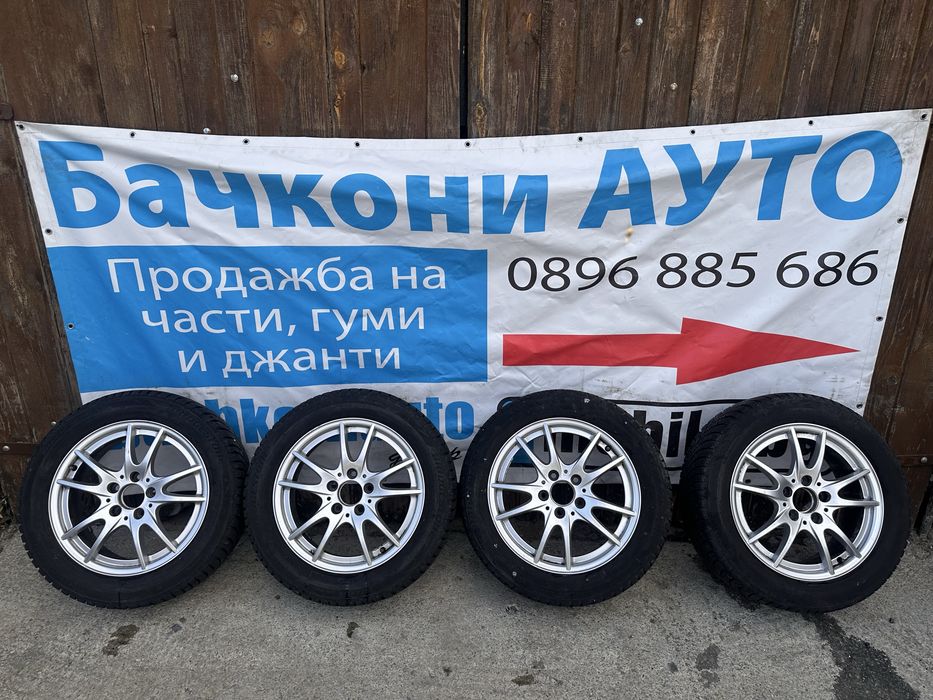 16 5х112 джанти със зимни гуми