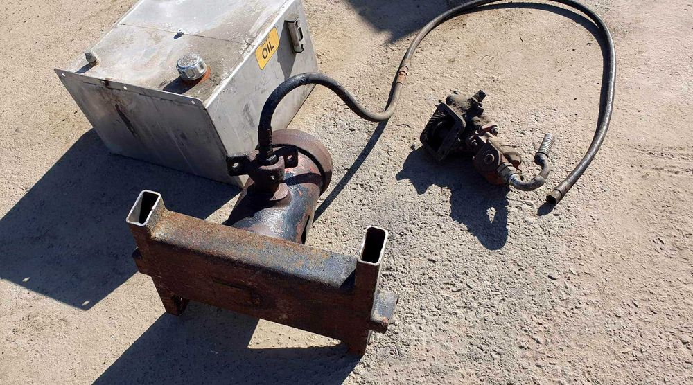 Kit basculare, cilindru 7 elementi, pompa hidraulica, reductor, bazin